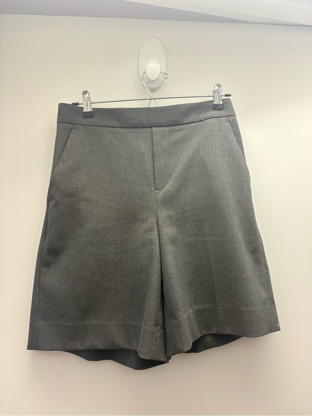 Banana Republic Charcoal Gray Tailored Shorts